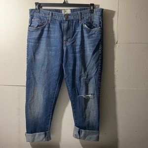 Current Elliot studded boyfriend jeans